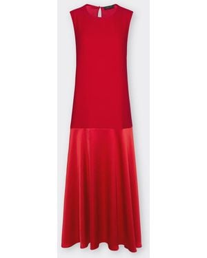 Elena Miro Lange Jurk Rood