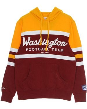 Mitchell & Ness Hoodie Nfl Head Coach Hoody Wasfte - Red