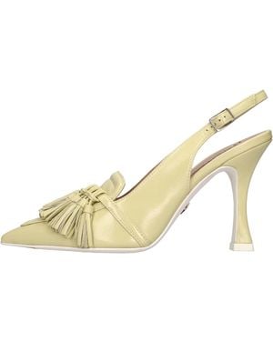 Giorgio Fabiani Schoenen Met Groene Hak - Naturel