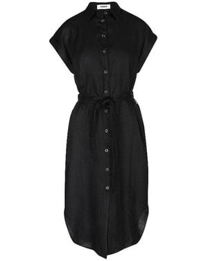 Ecoalf Gadramati0710Ws23 319 Schwarz Amatistaalf Dress W
