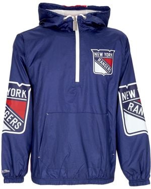 Mitchell & Ness Pull-On Windbreaker Nhl Team Og 2.0 Anorak Windbreaker Neyran - Blue