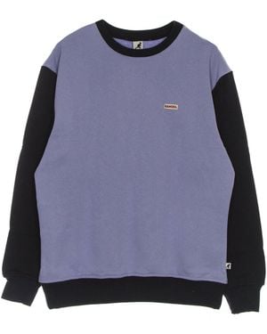 Kangol Sudadera Ligera Con Cuello Redondo Para Hombre Heritage Taped Crew Sweat - Azul