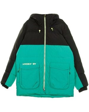 Nike Long 'Down Parka Jacket/Watermelon/Neptune - Green