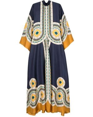La DoubleJ Magnifico Mudejar Placée Blue Dress
