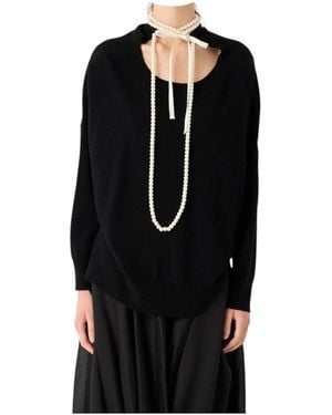 MEIMEIJ Camisa Suave De Las Mujeres Con Accesorios - Negro