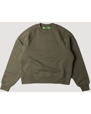 GARMENT WORKSHOP Double Layer Crewneck - Green