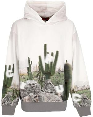 Acupuncture Sweat A Capuche Leger Pour Hommes Cactus Hoodie - Blanc