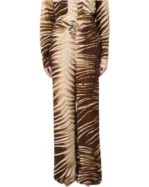 Just Cavalli Palace Pants Fantasy Tiger - White