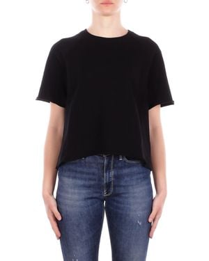 Dondup T-Shirt F524Kf0254D 999 Regular T-Shirt - Black