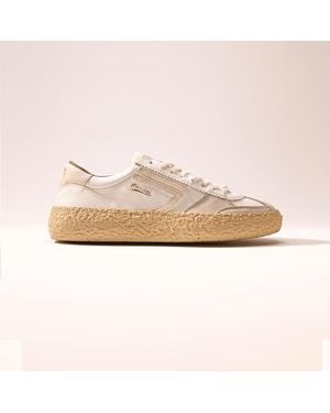 PURAAI Mannenschoenen Pu101V-019 1,01 Vintage Creme - Roze