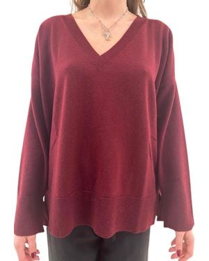 Akep Maille Pour Femmes Avec Lacets - Rouge