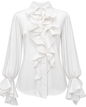 ACTUALEE Shirt Shirt Straps - White