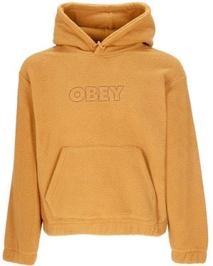 Obey Asher Hood Specialty Fleece Hoodie - Yellow