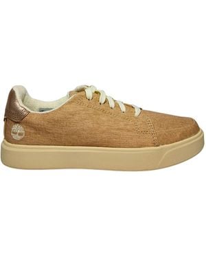 Timberland Schuhe Fur Damen Emerson Street Low Lace Sneaker Light Canvas - Natur