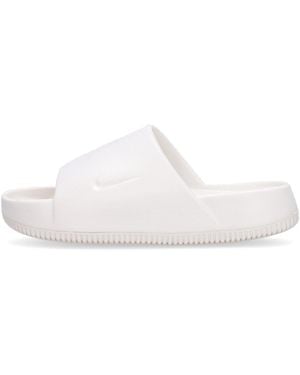 Nike Calm Slide Slippers - White