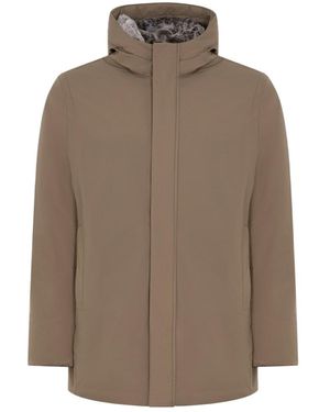 Suns Jacket Gransasso Fur Fossil - Brown