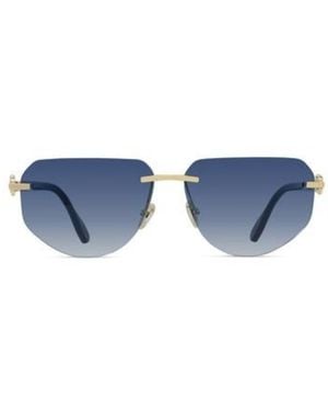 Fred Sonnenbrillen Fg40088U-30W Mann - Blau