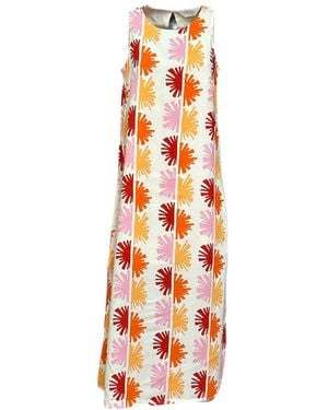 Compañía Fantástica Frauen Kleid 44100 - Weiß