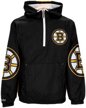 Mitchell & Ness Pull-On Windbreaker Nhl Team Og 2.0 Anorak Windbreaker Bosbru - Black