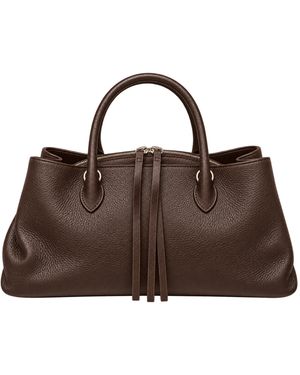 ELEH Cowhide Bag By Hand - Brown