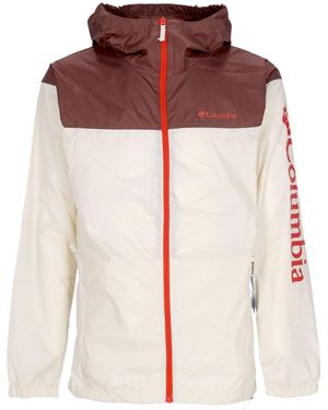 Columbia Flash Challenger Novedad Cortavientos Cortavientos Para Hombre - Rojo