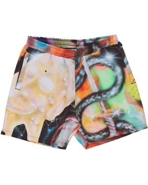 Iuter Slime Swimtrunks Herren Badeshorts - Blau