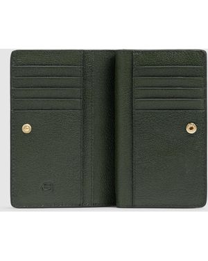 Piquadro Medium Wallet Pd6661W140R-Bo Bordeaux - Green