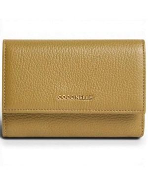 Coccinelle Wallet Seagrass Leather - Natural
