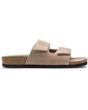 SELECTED Sandalen Fur Herren Slmbastian Suede Sand - Braun