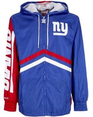Mitchell &amp; Ness Nfl Undeniable Full Zip Windbreaker Neygia Windbreaker - Blue