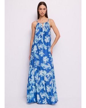GAUDI Kleid Mit Print Frau Blau