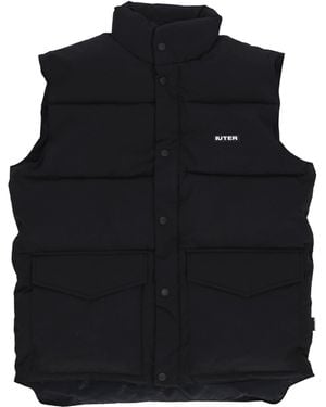 Iuter Down Jacket Puff Vest - Black