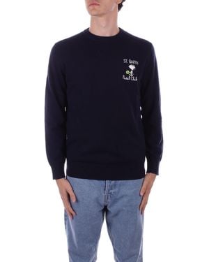 Mc2 Saint Barth Camisetas Azules De San Bartolome