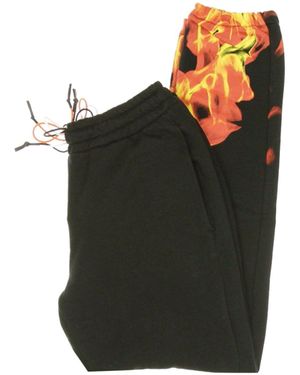 IHS Herren Unterwasche Flames Schwarz