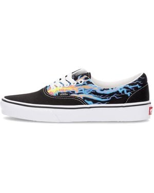 Vans Era Lage Herenschoen (Electric Flame) Zwart/True - Blauw