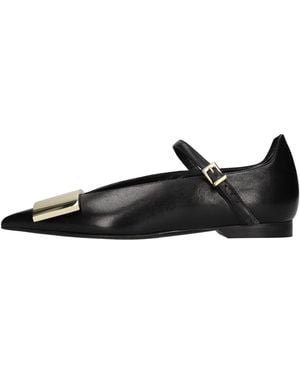 Lella Baldi Flat Shoes - Black