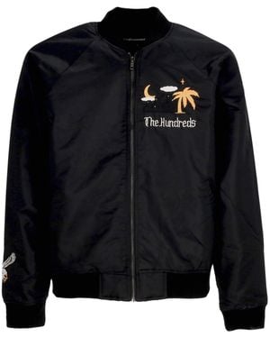 The Hundreds East Souvenir Jacket Bomber Jacket - Black