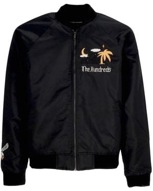 The Hundreds East Souvenir Jacket Bomber Jacket - Black