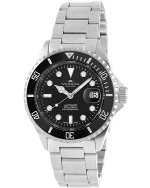 Mondia Ms-213-Ssbk-Bk-Oy 43 Mm - Metallic