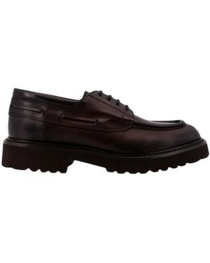 Doucal's Shoes Stringed Low - Black