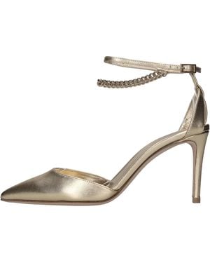 Grey Mer With Heel Golden - Natural