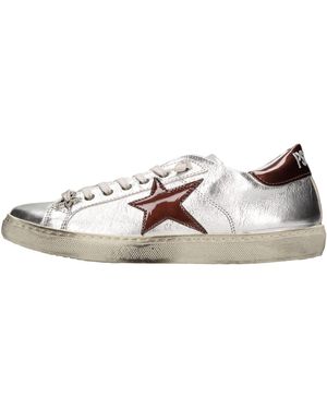 PASQUALEXY3 Silberne Turnschuhe - Weiß