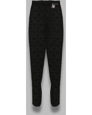 Marine Serre Mondogramm Mesh Strumpfhose - Mehrfarbig