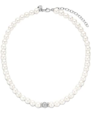 Ti Sento Milano Collar De Mujeres 3814P - Blanco