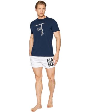 Karl Lagerfeld T-Shirt - Blauw