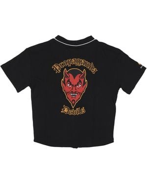 Propaganda Mefisto Buttoned Jacket Jersey - Black