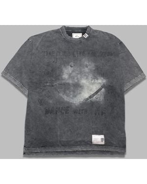 Maison Mihara Yasuhiro Bleachached Tee - Gray