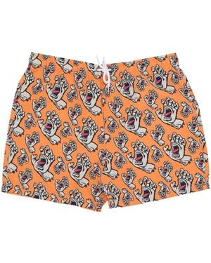 Santa Cruz Hands All Over Swimshort Swim Shorts - Orange