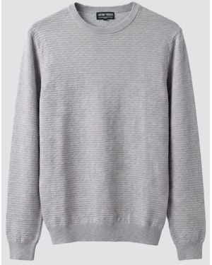 Antony Morato Ribbed Mesh Stone - Gray