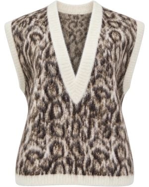 Phisique Du Role Weste Leopard - Grau